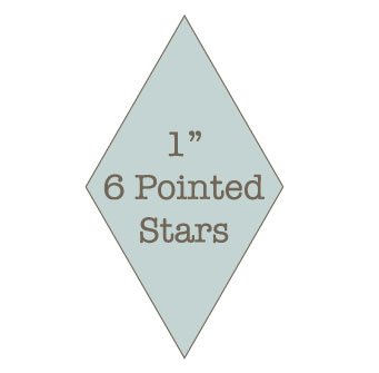 1" 6 Pointed Star Papers (75pcs)