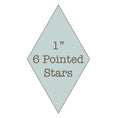 1" 6 Pointed Star Papers Bulk Pack (450pcs)