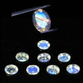 12 Pcs Moonstone Faceted Ovals Calibrated | 6x4mm, 7x5mm, 8x6mm - The LabradoriteKing
