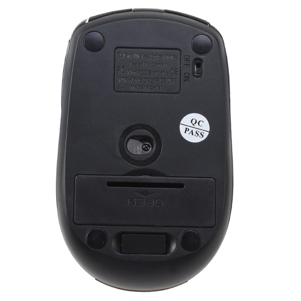 2.4GHz Wireless Optical Mouse USB Receiver Adjustable DPI for PC Laptop Desktop