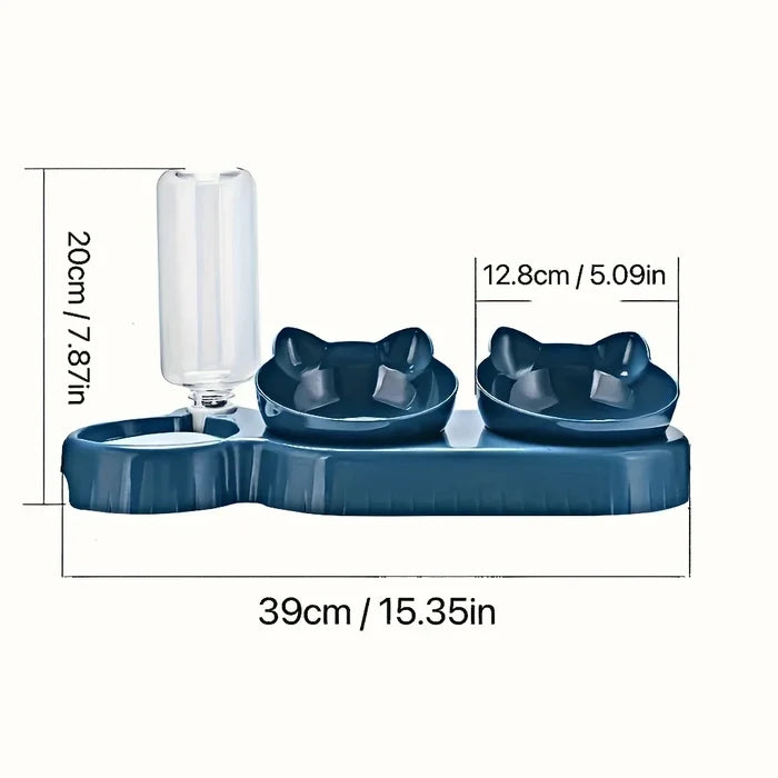 3-in-1 Cat Bowl & Water Station – alternate product view 3
