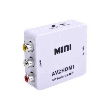 720p 1080p Upscaler Mini Composite AV CVBS 3RCA to HDMI Video Converter Adapter