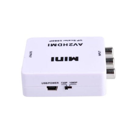 720p 1080p Upscaler Mini Composite AV CVBS 3RCA to HDMI Video Converter Adapter