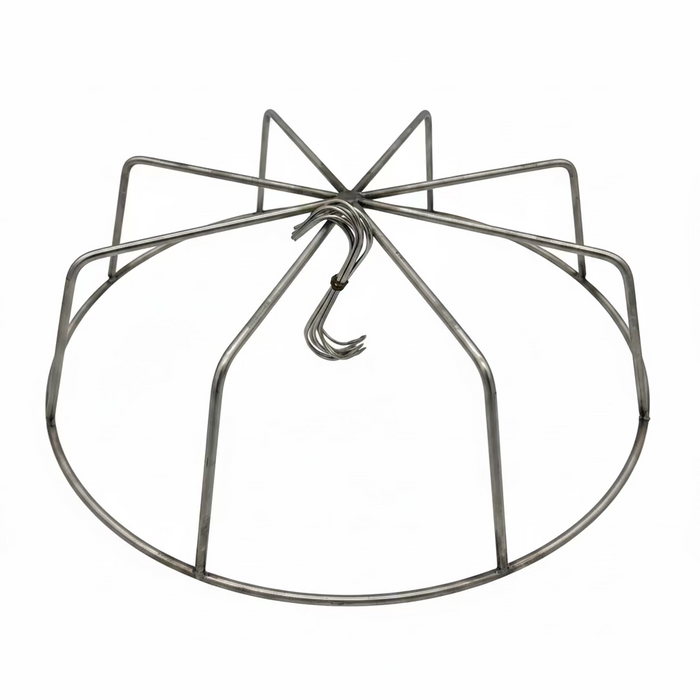 10 stainless steel BBQ hooks included with CLD Fabrication WSM rib rack – Lava Lock competitor