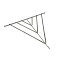 Heavy Duty 57cm Kettle Triangle Stainless Steel