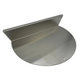 New Style 67cm weber kettle offset plate in stainless angled shot