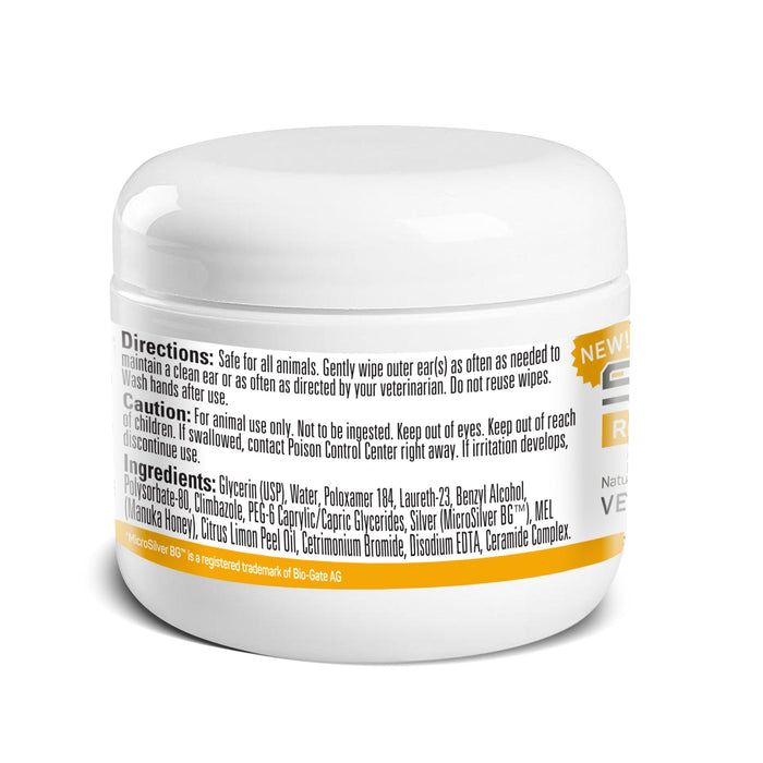 Absorbine Silver Honey® Rapid Ear Care Vet Strength Pet Wipes