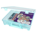 ArtBin 6955AA Super Satchel Compartment Box Clear Craft Organizer Storage Case