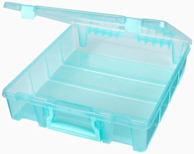 ArtBin 6955AA Super Satchel Compartment Box Clear Craft Organizer Storage Case