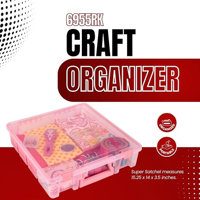ArtBin 6955RK Super Satchel 1-Compartment Box
