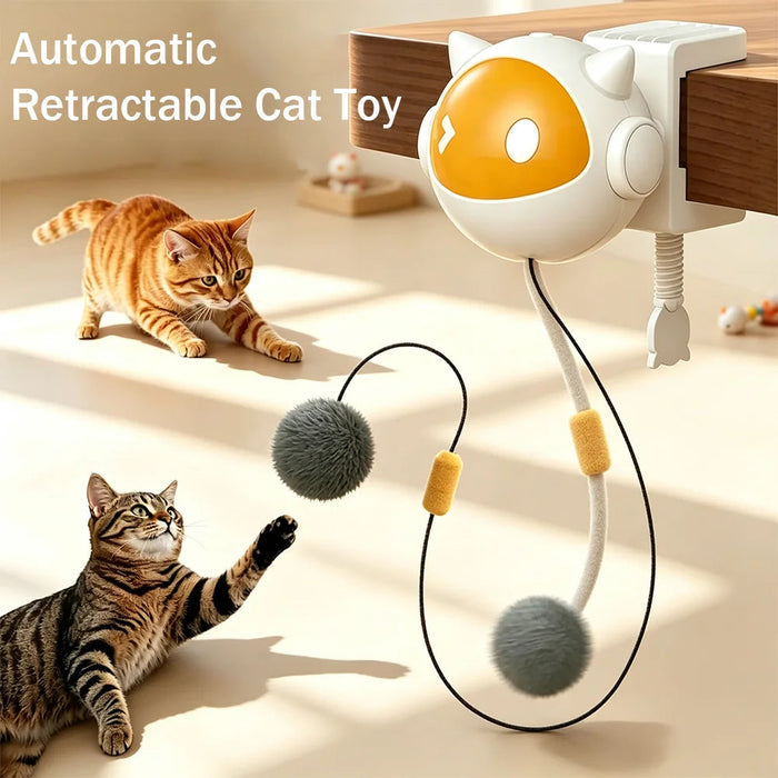 Automatic Retractable Cat Ball Toy – original supplier product image