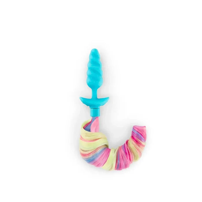 b-Vibe™ Unicorn Tail Vibrating Butt Plug - Rolik®
