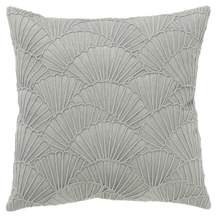 BALLE SILVER FAN GLAM THROW PILLOW