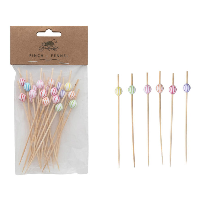 Bamboo Beaded Skewers