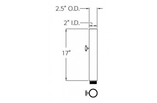 Base Collection - 2' Aluminum Stem