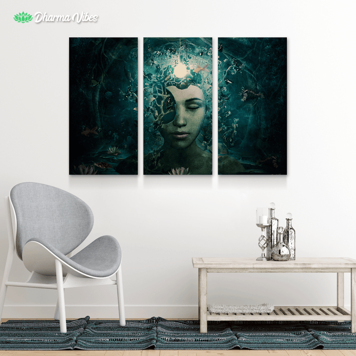 Beautiful and Broken by Cameron Gray 3-Piece Canvas