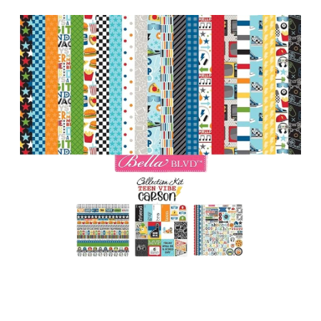 Bella Blvd Language of Love Scrapbook Paper