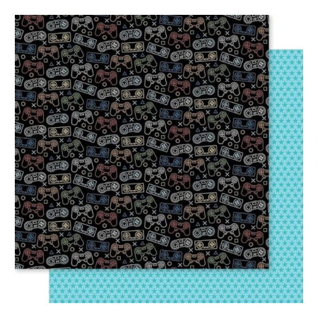 Bella Blvd Unlimited Text Scrapbook Paper