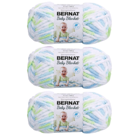Bernat Baby Blanket Funny Prints Yarn