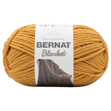 BERNAT BLANKET BB, BURNT MUSTARD