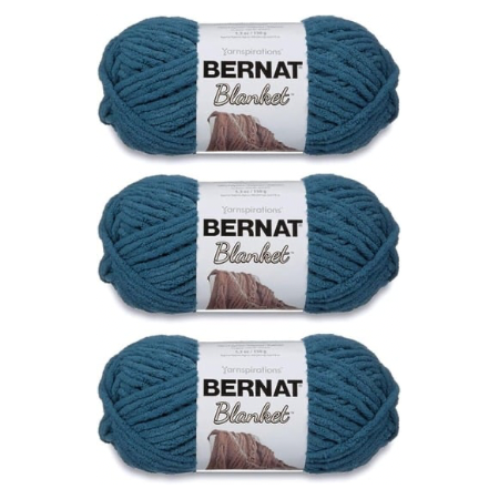 Bernat Blanket Dark Teal Yarn