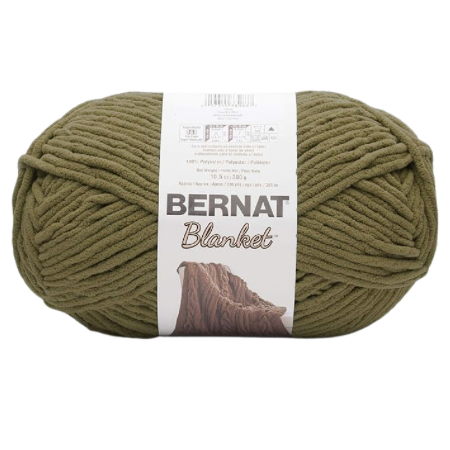 Bernat Blanket Yarn, Olive