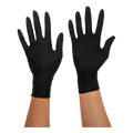 BLACK MAMBA Nitrile Workshop Maintenance Gloves - Black, Medium