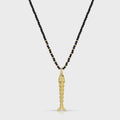 Black Tide Fish Pendant Necklace