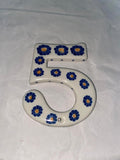 Blue Flower Five - Shape B05 - Pattern Blue Flower