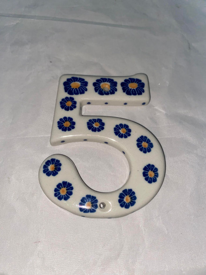 Blue Flower Five - Shape B05 - Pattern Blue Flower