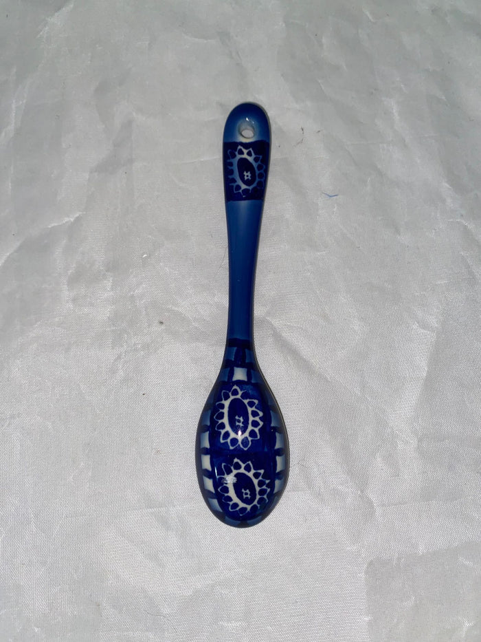 Blue Sunflower Spoon - Pattern Blue Sunflower