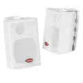 Boss Audio MR4.3W 200-Watt 3 Way Marine 4-Inch Enclosed System Speaker,