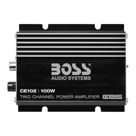 BOSS Audio Systems CE102 2 Channel Car Amplifier