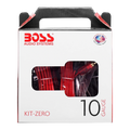 BOSS Audio Systems KIT-ZERO 10 Gauge Car Amplifier Install Wiring Kit