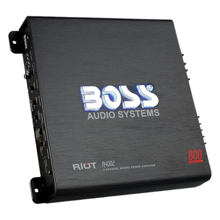 BOSS Audio Systems R4002 Riot Series Car Audio Stereo Amplifier
