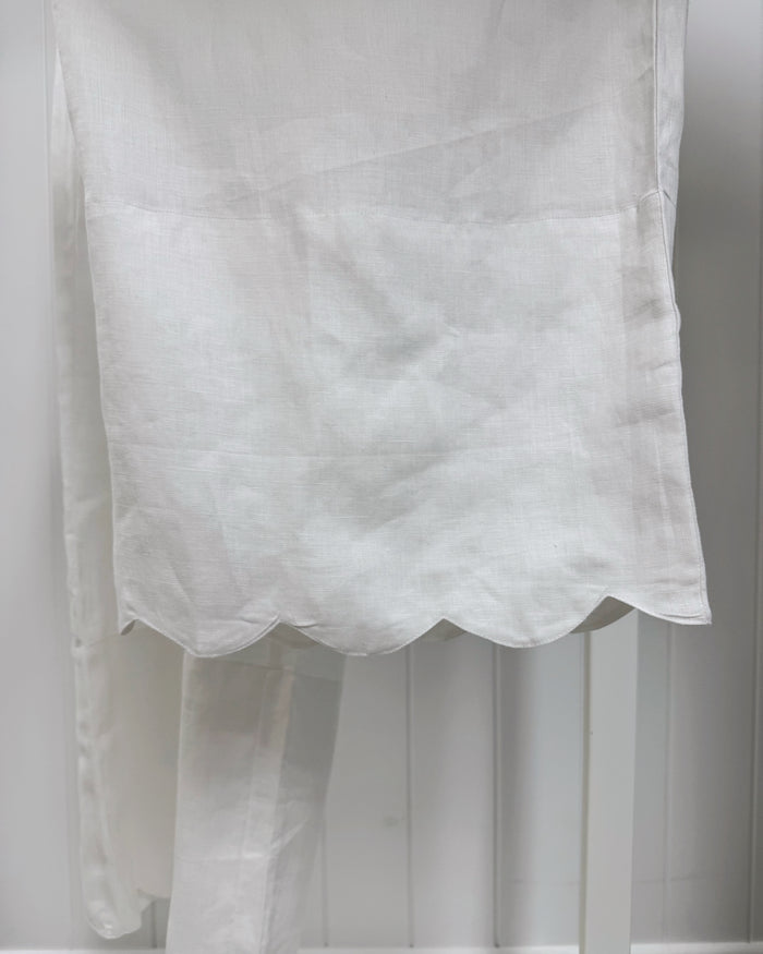 Brodie Pants (White Linen)