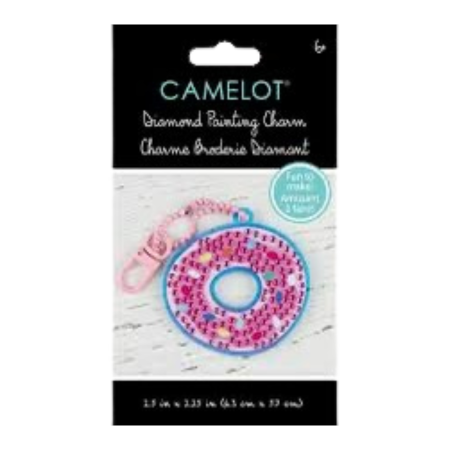 Camelot Dots Diamond Painting Kit - Doughnut Design