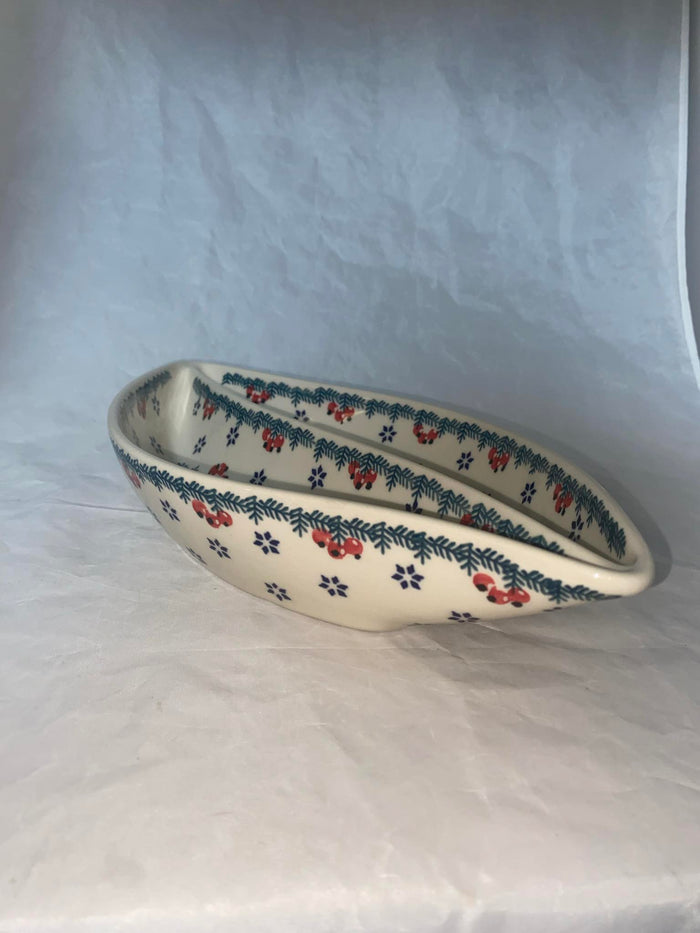 Cardinal Divided Dish - Shape P-208 - Pattern Cardinal (GILE)
