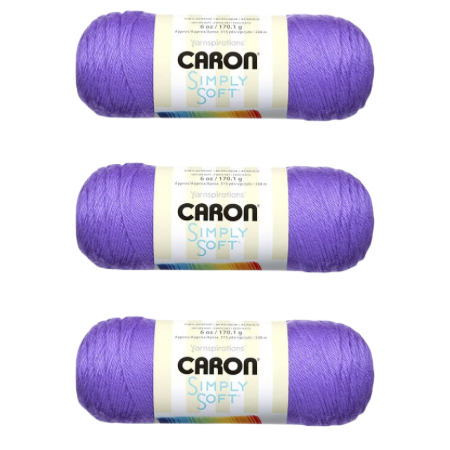 Caron Simply Soft Grape Brites Yarn