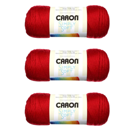 Caron Simply Soft Harvest Red Yarn