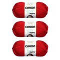 Caron Simply Soft Party Red Sparkle Yarn
