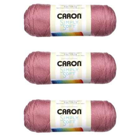 Caron Simply Soft Plum Wine Yarn