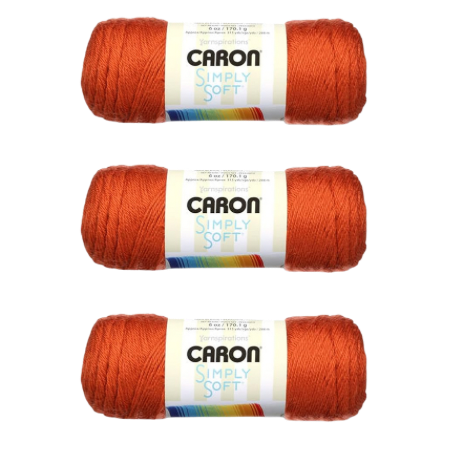 Caron Simply Soft Pumpkin Yarn