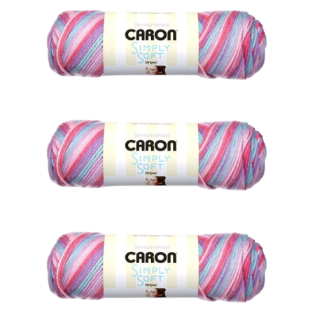 Caron Simply Soft Times Square Stripes Yarn