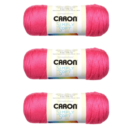 Caron Simply Soft Watermelon Brites Yarn