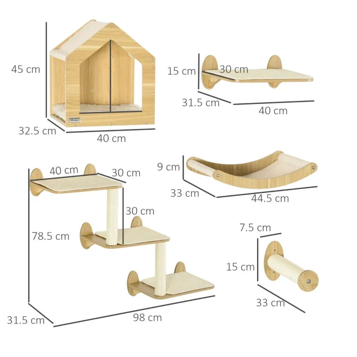 Cat Climbing Wall Morri - PETSTEP