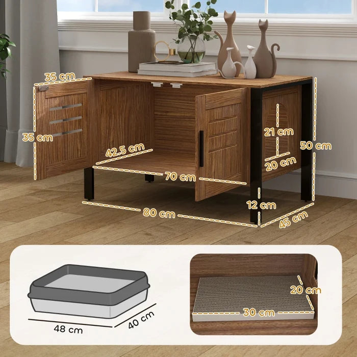 Cat Litter Box Enclosure Coco - PETSTEP