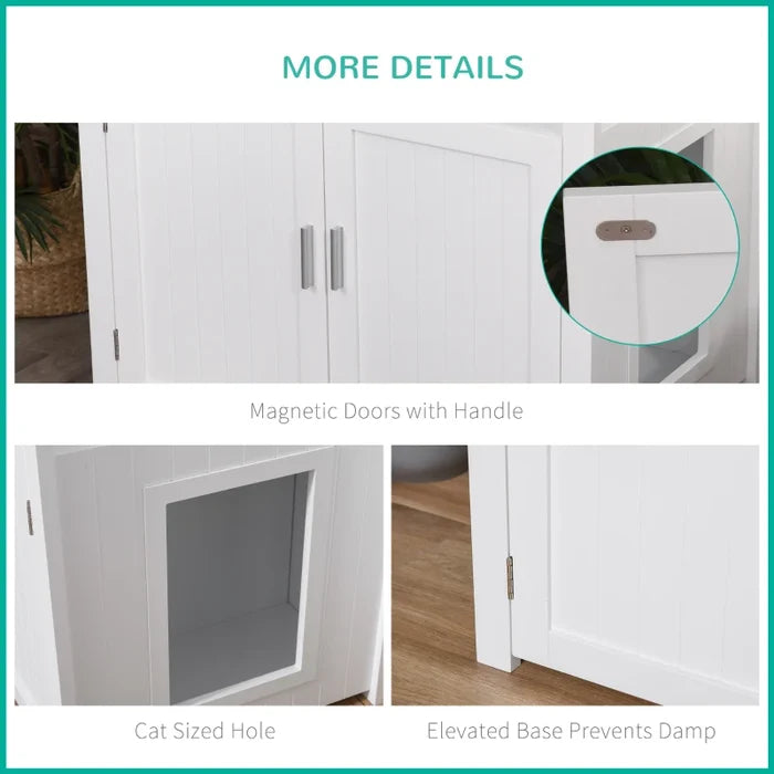 Cat Litter Box Enclosure Oscar - PETSTEP