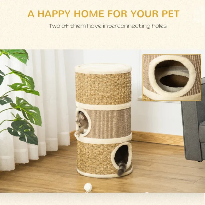 Cat Scratching Barrel Lomu - PETSTEP