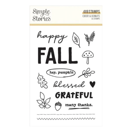 Cider & Donuts Clear Stamps